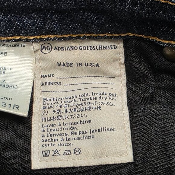 AG Adriano Goldschmied The Olivia Skinny Bootcut Jeans 31R Made in USA    -0313 - Picture 2 of 8